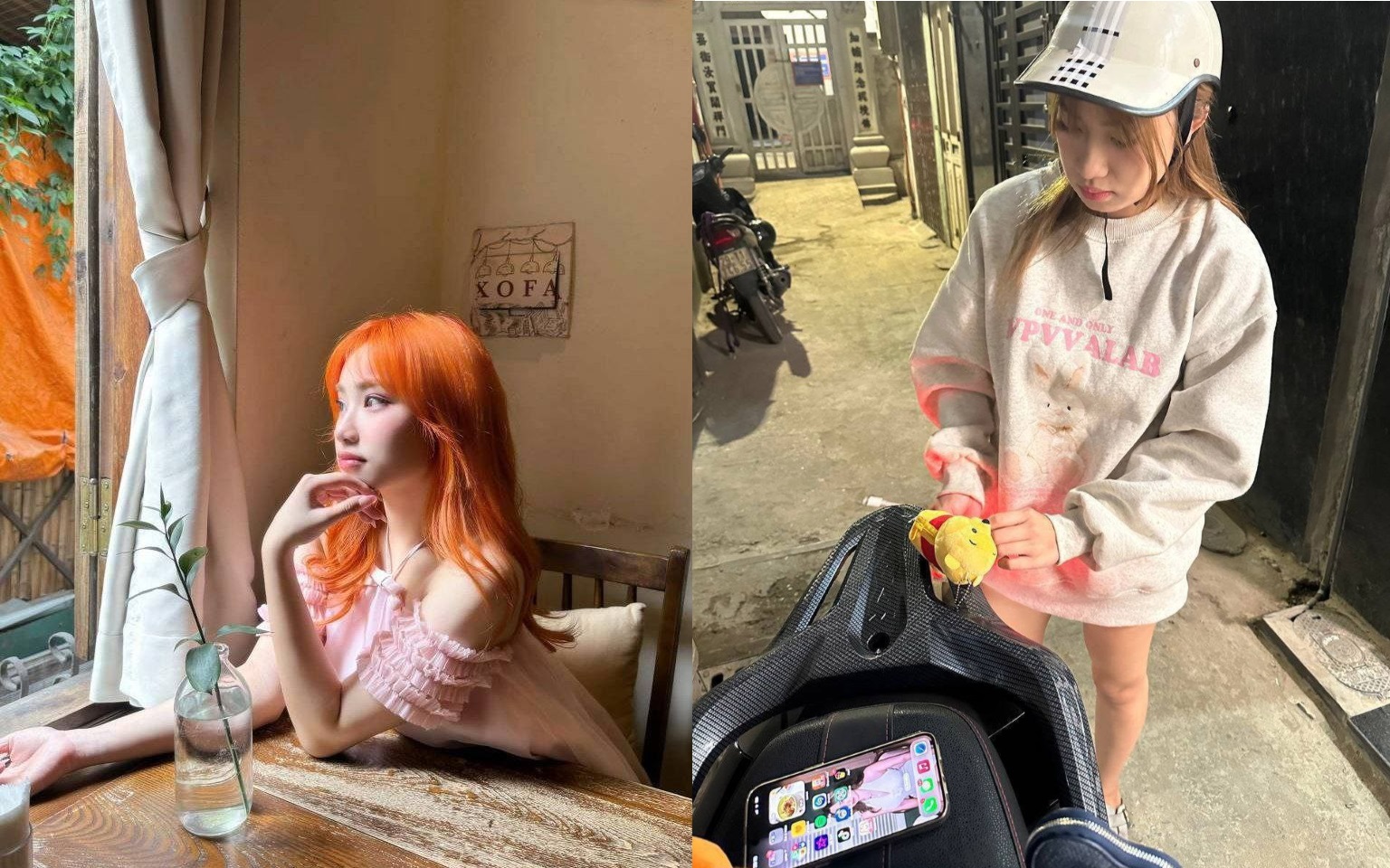 Cho em tóc vàng bùng cháy trong từng cuộc vui