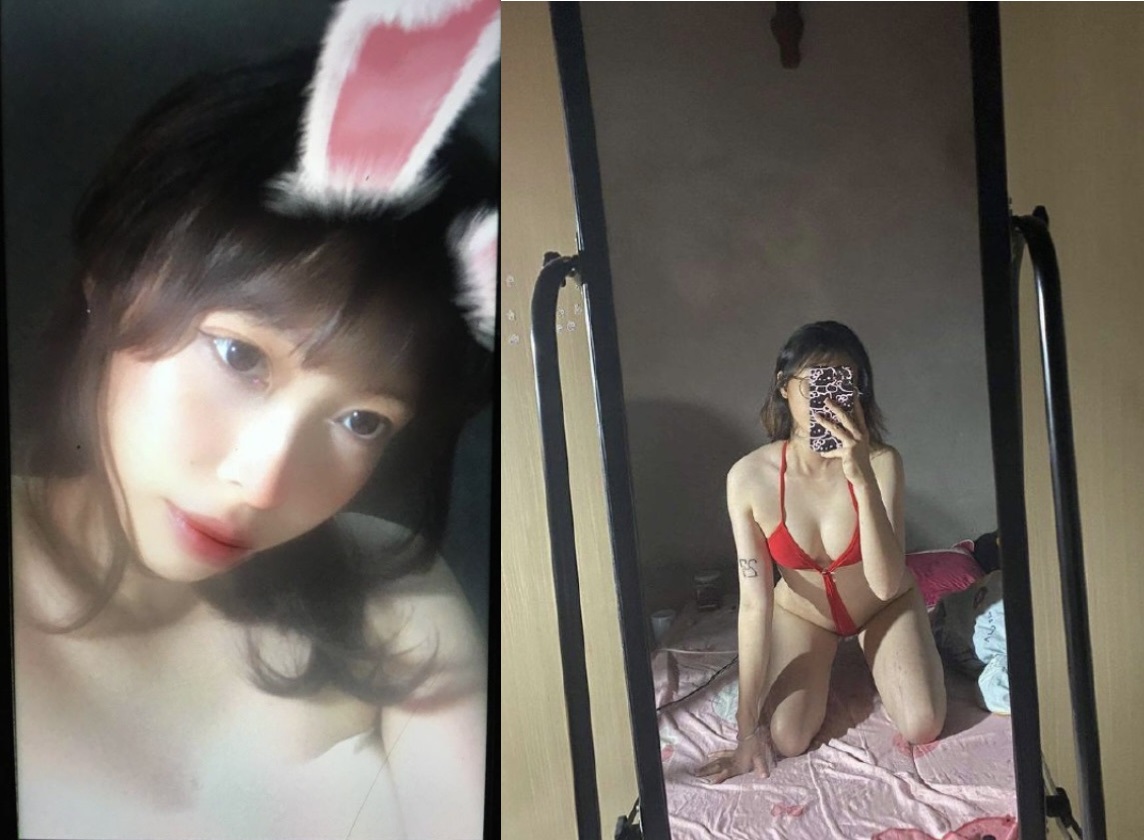 Clip sex nàng xinh mê đồ lót đen quyến rũ