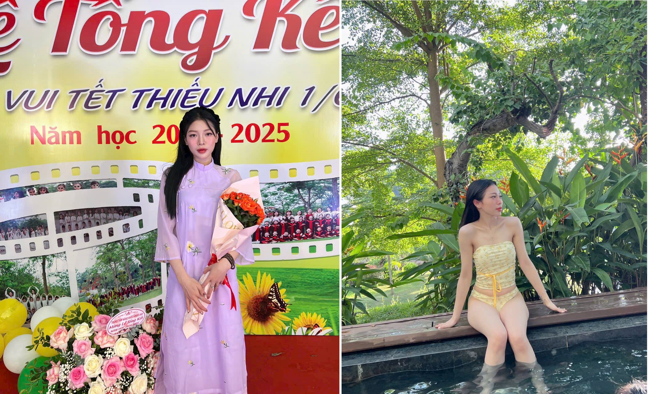 Cô giáo mầm non tranh thủ lén lút, biểu cảm đáng yêu
