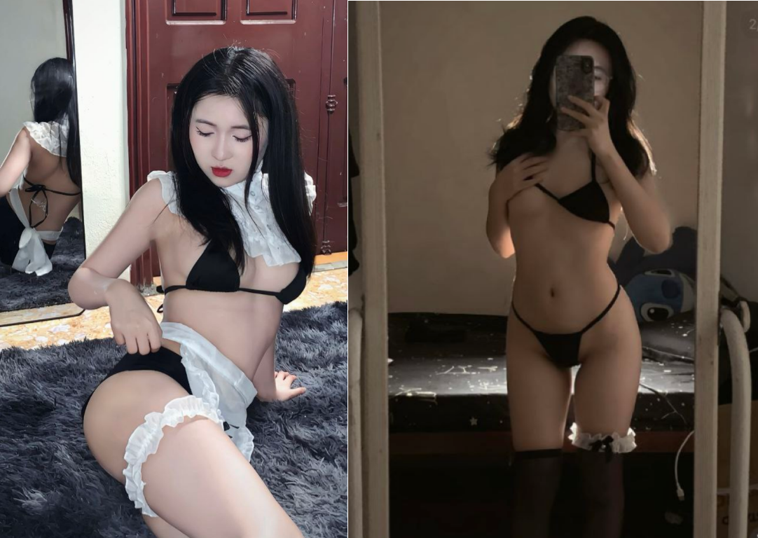 Gái xinh da trắng thích thả thính nóng bỏng